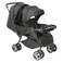 Moon Dois Baby Twin Stroller Black MNBGT14