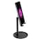 Generic-Cell Phone Tablet Stand Angle Angle Adjustable Desk Thick Case Friendly Phone Holder Stand For Desk Compatible with All Mobile Phones