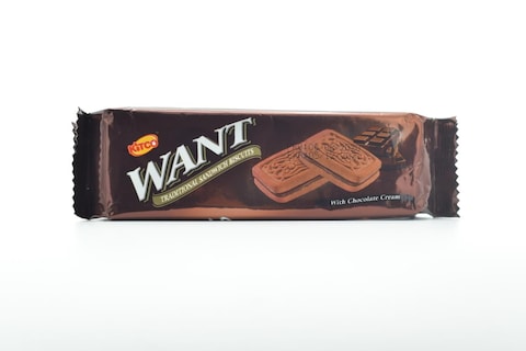 KITCO WANT TRADITIONAL SANDWICH BISCUITS WITH CHOCOLATE CREAM 90G
