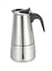 Generic Moka Latte Espresso Maker 450ml H18576-4 Silver/Black
