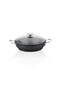 TAC - Corvina  7Pcs Cast Cookware Set- Made in Turkey-Black Color