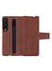 MARGOUN for Samsung Galaxy Z Fold 3 5G Case with Pen Premium Leather Flip Case with Built-in Kickstand