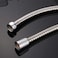 Shower Hose Stainless Steel Flexible Handheld Showerhead Replacement Hose 1.2M