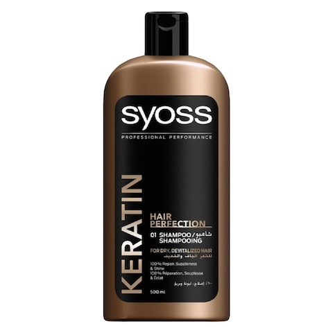 Syoss Shampoo, Keratin Hair Perfection - 500 ml