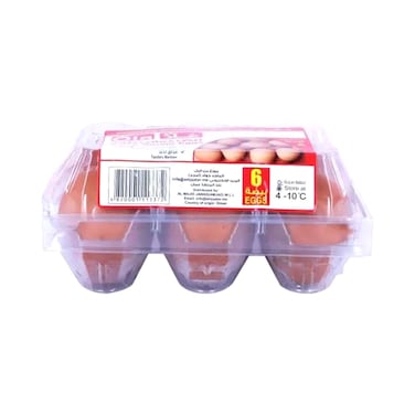 علا بيض بني كبير 6 قطع