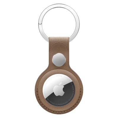 Apple AirTag FineWoven Key Ring Taupe