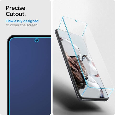 Spigen GLAStR Slim [2 Pack] designed for for Xiaomi 12T and Xiaomi 12T PRO Screen Protector Premium Tempered Glass - [Case Friendly- 2 Pack]