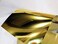 Generic Printable Glossy Gold Color Sticker Film Sheet, A4 Size Printable Inkjet Adhesive Glossy Gold Sheet, 100 Sheets.