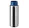 Insulated travel mug, stainless steel/dark blue