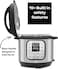 Instant Duo6, 5.7L 6Quart, 7 In 1 Electric Programmable Pressure Cooker, Multicooker, 13 Smart Programs, Stainless Steel Inner Pot, Advanced Safety Protection, Inp 112 0027 01, Black &amp; Stainless Steel