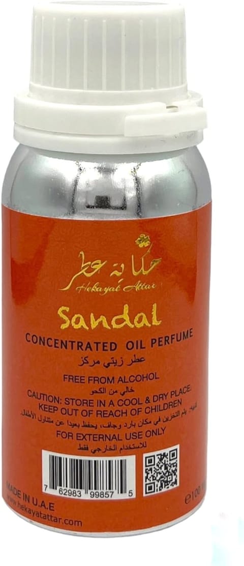 Hekayat Attar Sandal 100 Ml Concentrated Perfume Oil