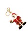 santa claus keychain christmas keychain gift christmas rhinestone keychain