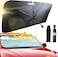 Jasvic Car Windshield Sun Shade Umbrella - Foldable Car Umbrella Sunshade Cover UV Block Car Front Window (Heat Insulation Protection) For Auto Windshield Covers Trucks Cars (Large)