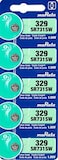 Murata SR731SW / 329 Silver Oxide 1.55V (muRata) Japan Batteries &ndash; 5 Pieces