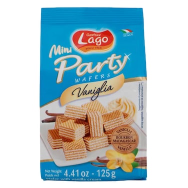 Gastone Lago Mini Party Vanilla Wafers 125GR