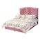 In House Oslo Velvet Bed Frame - Queen - 200x140 cm - Light Pink