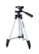 Generic Travel Tripod Stand With Carry Bag Silver/Black