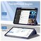 TRON Case For iPad Pro 11 Inch 4th/3rd/2nd Generation (2022/2021/2020) with Pencil Holder, Slim Trifold Cover with Soft TPU Back for iPad 11 Case, Support 2nd Gen Pencil Charging, Blue