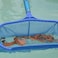 KKmoon-Pool Skimmers Pool Nets Leaf Scoop Lightweight Duty Rake Low Drag Skimmer Scoop Deep Bag Fine Mesh Netting for Smaller Particles Fast Scoop Easy Glide