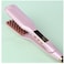 Hair Crimper Iron Crimping Styles Curling Iron Waver(Pink)