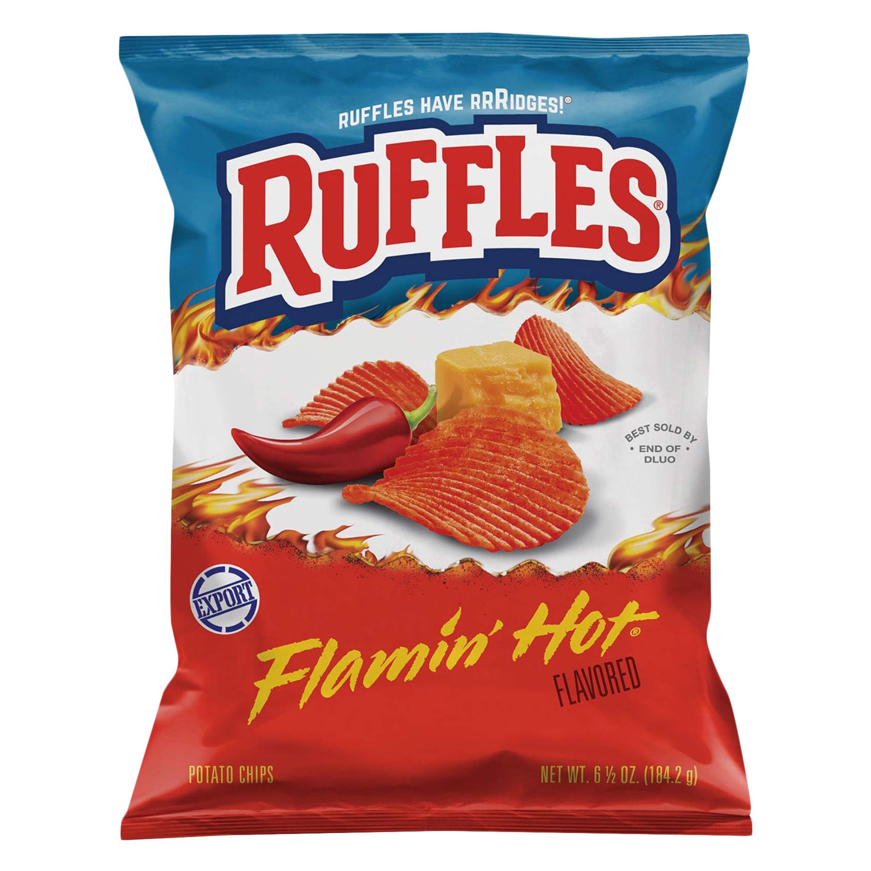 ruffles flamin hot cheddar