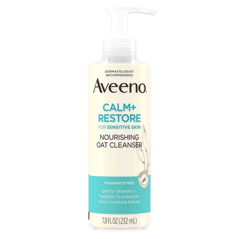 Aveeno Calm + Restore Nourishing Oat Cleanser Face Wash 232ml