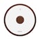 Fissman Lid Arcades 26 cm With Dark Brown Marble Silicone Rim (Glass)