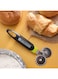 ROYALFORD Pastry Wheeler With Abs Handle Black/Silver