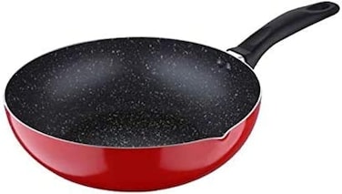 Royalford 26cm Long Handle Non Stick Wokpan, Multi-Colour, Rf8518