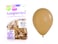 Sempertex 50 pcs, 5" Round Balloons, Fashion latte, Latex Balloons