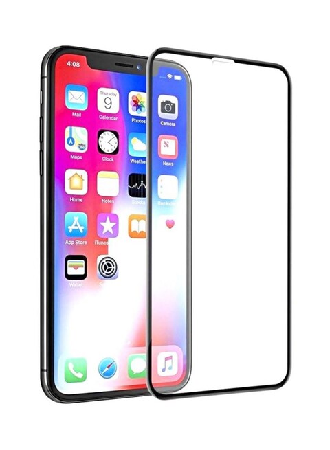 Generic 5D Glass Screen Protector For Apple iPhone Xs Max Black/Clear