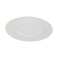 Alm Rim Plate White Porcelain 10.5C