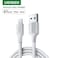 UGreen Alu Case Braided Charging and Sync Data Cable USB to Lightning 1m - Silver