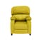 In House Velvet Classic Recliner Chair - Gold - NZ71
