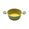 Olivilla Organic Aluminum Frying Pan With Pyrex Lid - 20 cm - Green