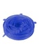 Generic 6-Piece Stretchable Lids Blue
