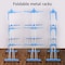 Multi Layer Clothes Organizer Drying Rack White/Blue 70 x48 x 168cm