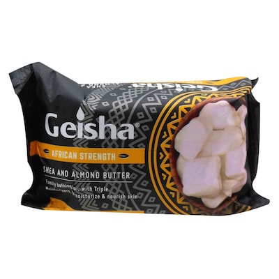 Geisha Natural Shea & Almond Butter Bathing  Soap 90G