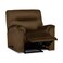In House Velvet Classic Recliner Chair - Brown - AB01