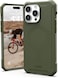 Urban Armor Gear UAG Essential Armor for iPhone 15 Pro Max case cover [15 Feet Drop tested] MagSafe compatible - Olive Drab