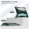 HYX New iPad Pro 12.9 Inch Case 2022(6th Gen)/2021(5th Gen)/2020(4th Gen) with Pencil Holder,Smart iPad Case [Auto Wake/Sleep] with Auto 2nd Gen Pencil Charging (Green)