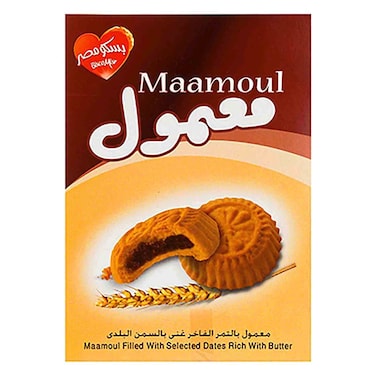 بسكو مصر معمول بالتمر - 1 قطعة - عبوة من 12