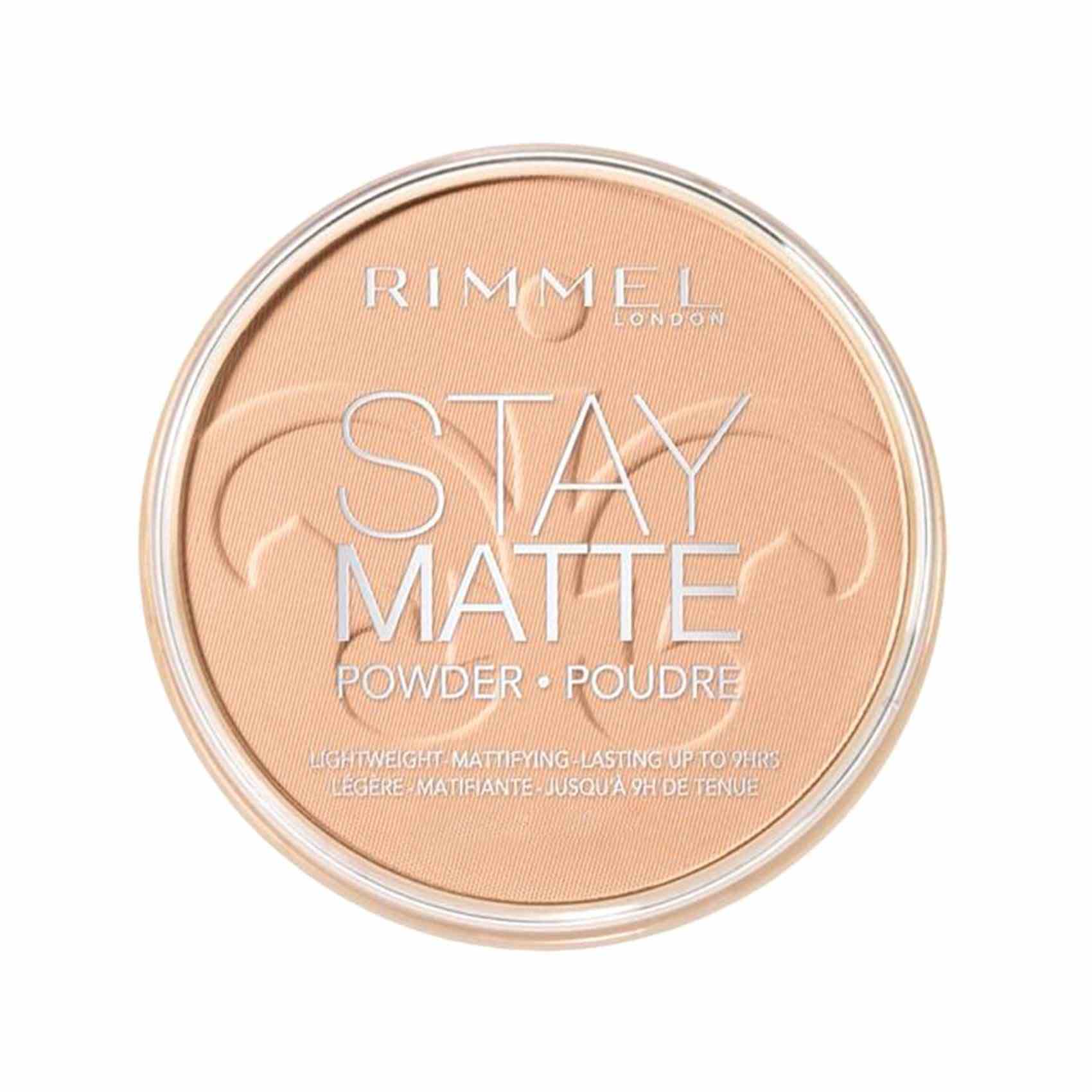 Rimmel London Stay Matte Pressed Powder - 005 Silky Beige, 14g