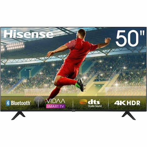 Hisense A6 Series 50-Inch 4K UHD Smart TV 50A61H Black