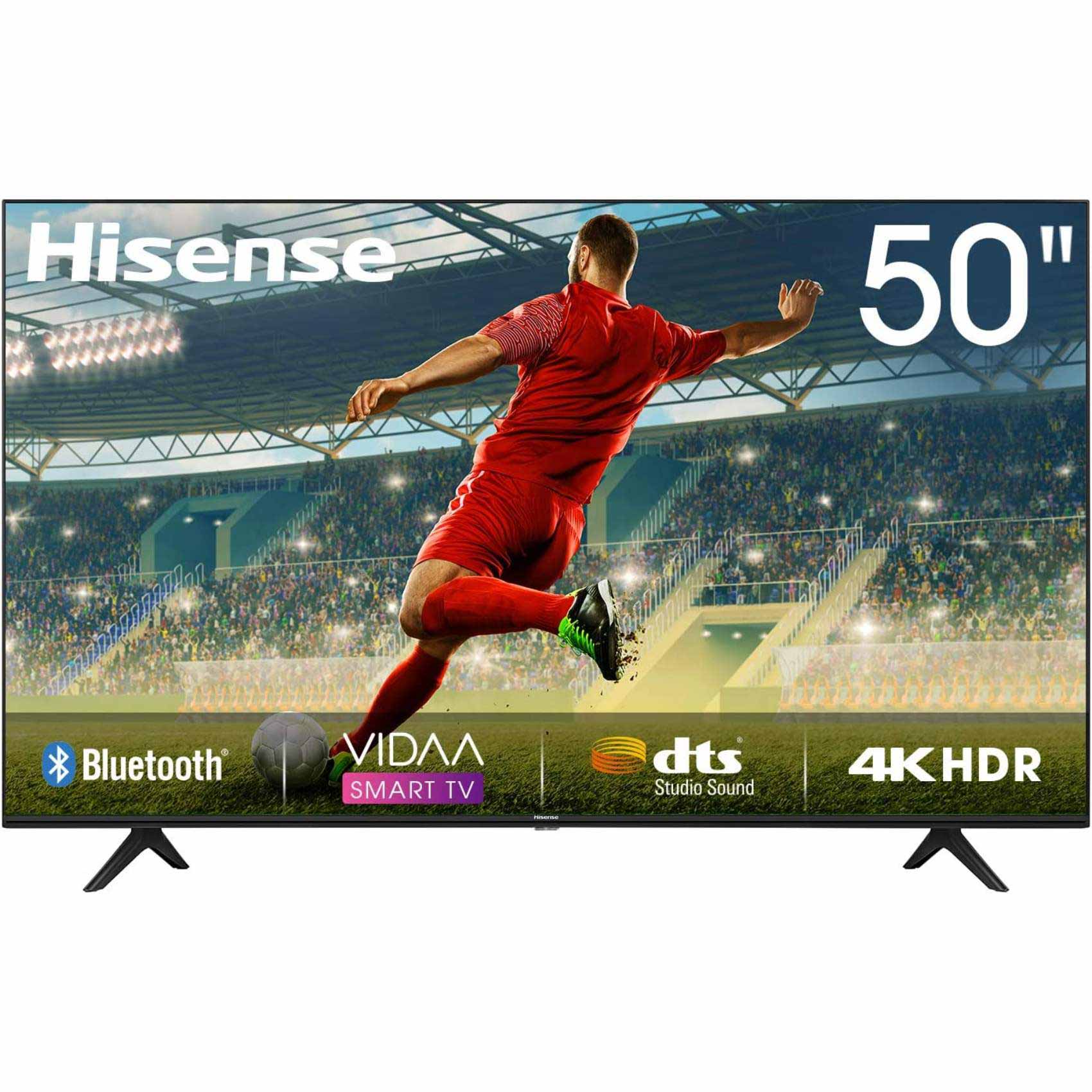 Hisense A6 Series 50-Inch 4K UHD Smart TV 50A61H Black