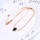 Aiwanto Simple Thick Chain Necklace For Women's