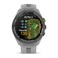 Garmin Approach S70 Premium GPS Golf Smartwatch, Black Ceramic Bezel With Powder Gray Band, 42mm, 010-02746-11