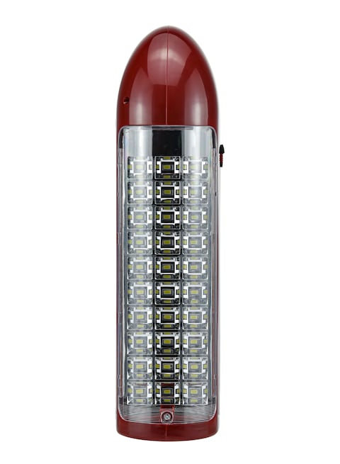 Sonashi Rechargeable LED Lantern With 2 Pcs 5w LED Bulb 2 In 1 Combo Pack SEL-727B (Red-Black)