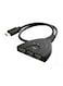 Generic - 3-In-1 HDMI Switcher Cable Black