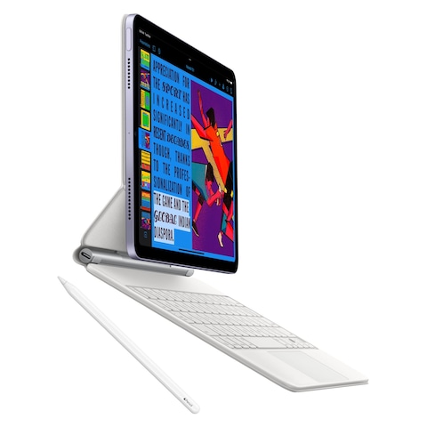 Apple iPad Air (5th Generation) Tablet, 64GB, Pink, 8GB, 10.9-Inch, 12 MP Camera, Liquid Retina Display, Wi-Fi Only